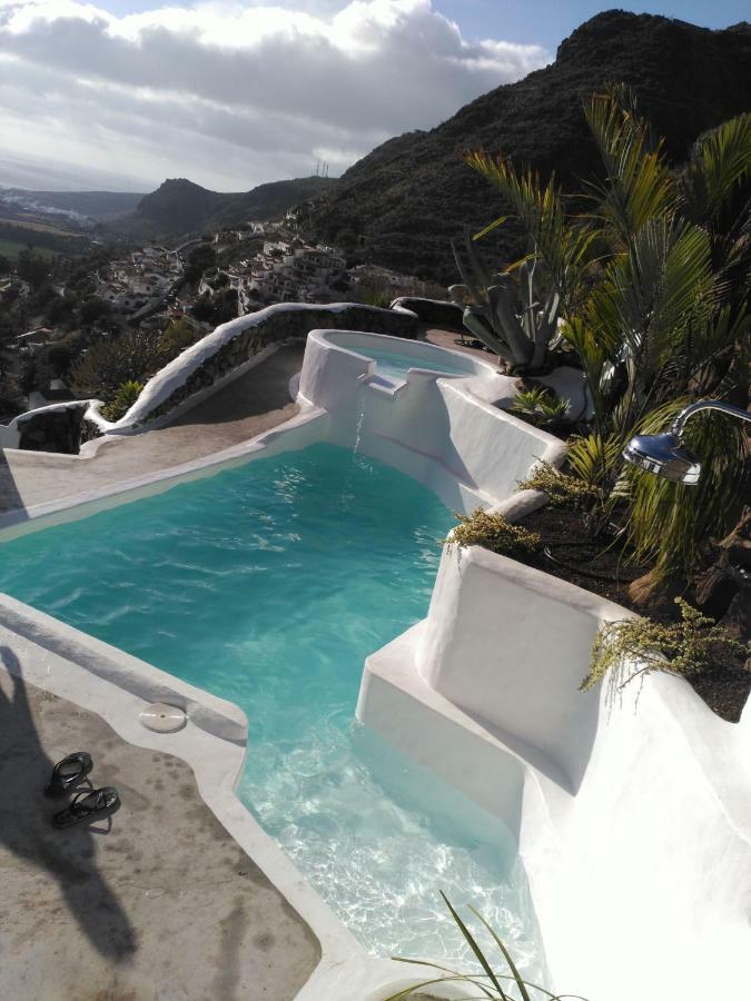 Villa Vilna House With Private Pool, Jacuzzi And Garden -Optional Pool And Jacuzzi Heating Agaete  Exterior foto